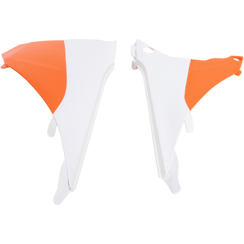 COVER AIRBOX KTM WHT/ORG