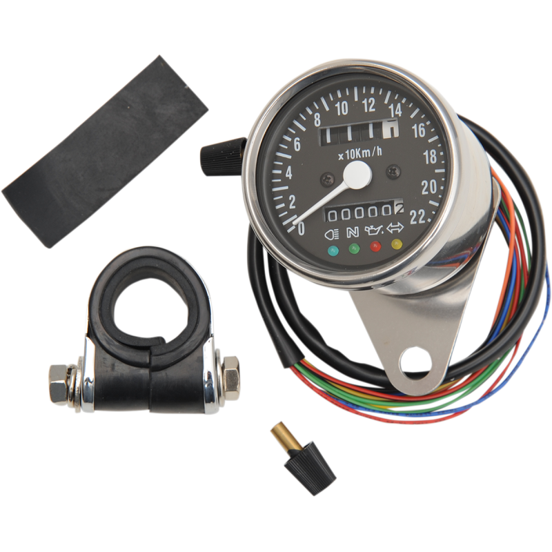 2.4" MECH SPEEDO BLK KM/H 2:1