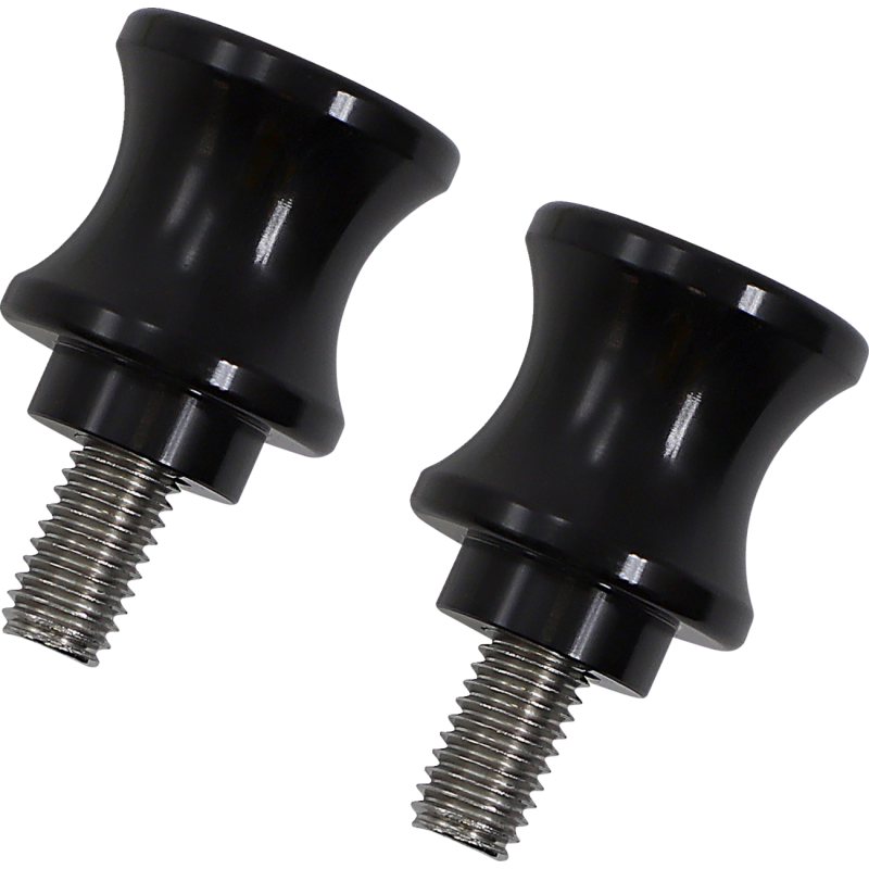 SWINGARM SPOOLS BLACK 8MM