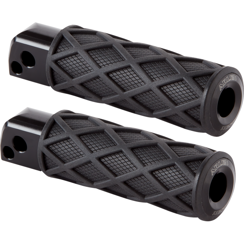 FOOTPEGS PASSENGER DIAMOND, BLACK