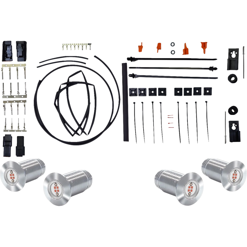 Lightning Bolts Kit - Run/Brake/Turn - Silver