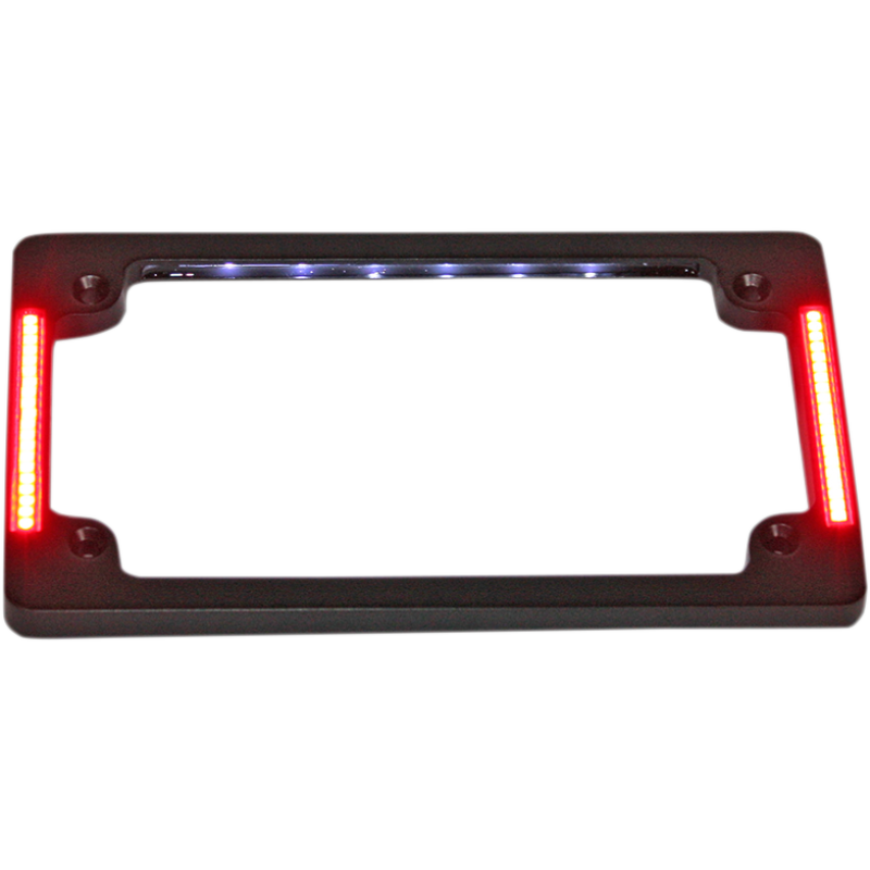 FRAME LIC PLT W/LT BLK