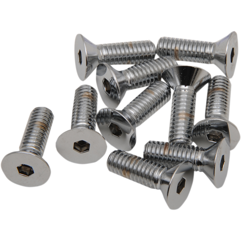 FLATHEAD SCREW(10)5/16-18*1 CY-CHROME
