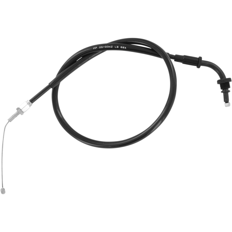 THROTTLE CABLE PUSH BLACK VINYL