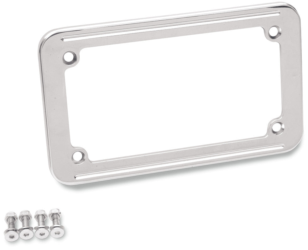CHROME LIC PLATE FRAME 4X7"