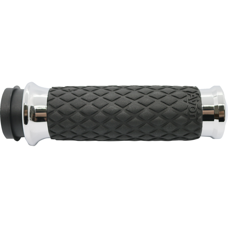 Diamond Contour Grips - Chrome - TBW