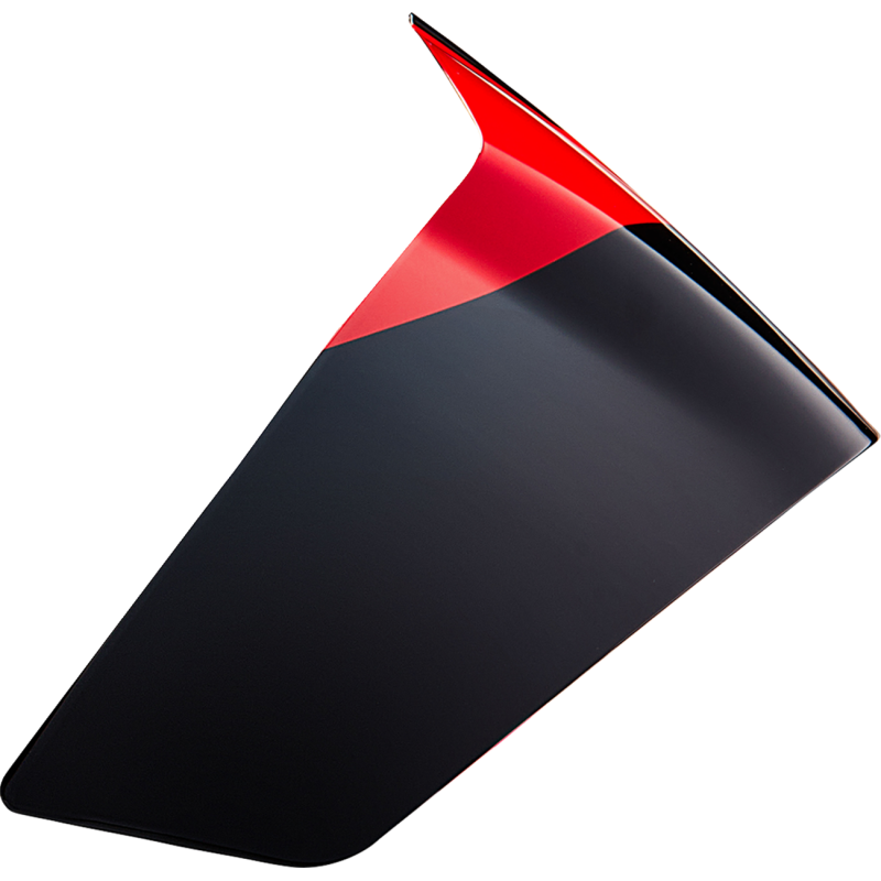 S-R10 ELEMENT RACE SPOILER - BLK/RD/WHT