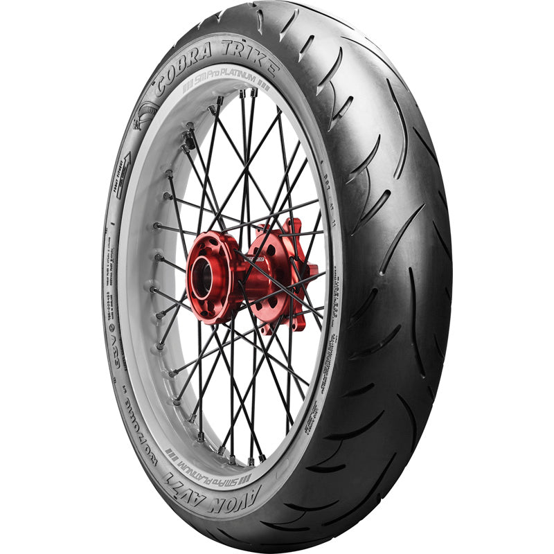 COBRA CHROME AV91 TIRE FRONT MT90B16 (74H) - FRONT - REINFORCED