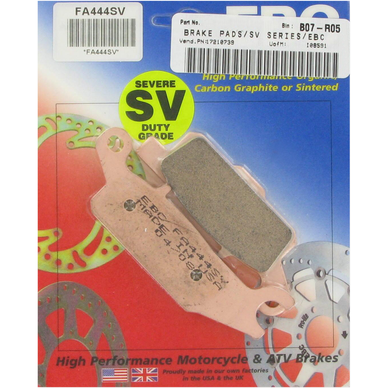 FA444SV SEVERE DUTY SERIES BRAKE PAD SET