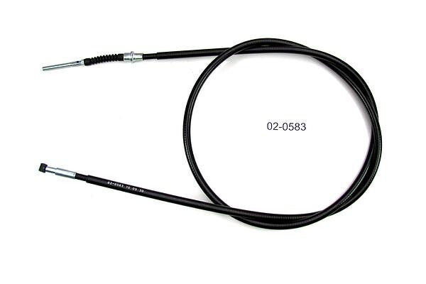 BRAKE CABLE REAR HAND BLACK VINYL