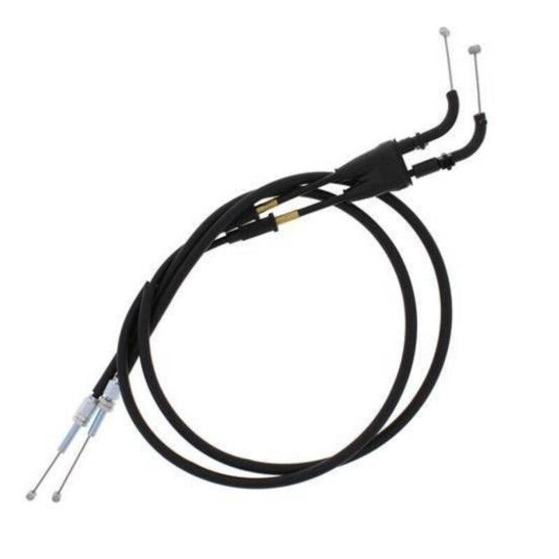 THROTTLE CABLE PUSH-PULL BLACK VINYL SET