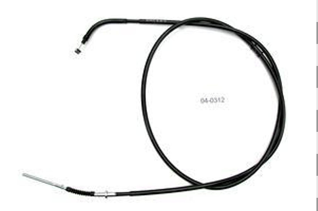 BRAKE CABLE REAR HAND BLACK VINYL