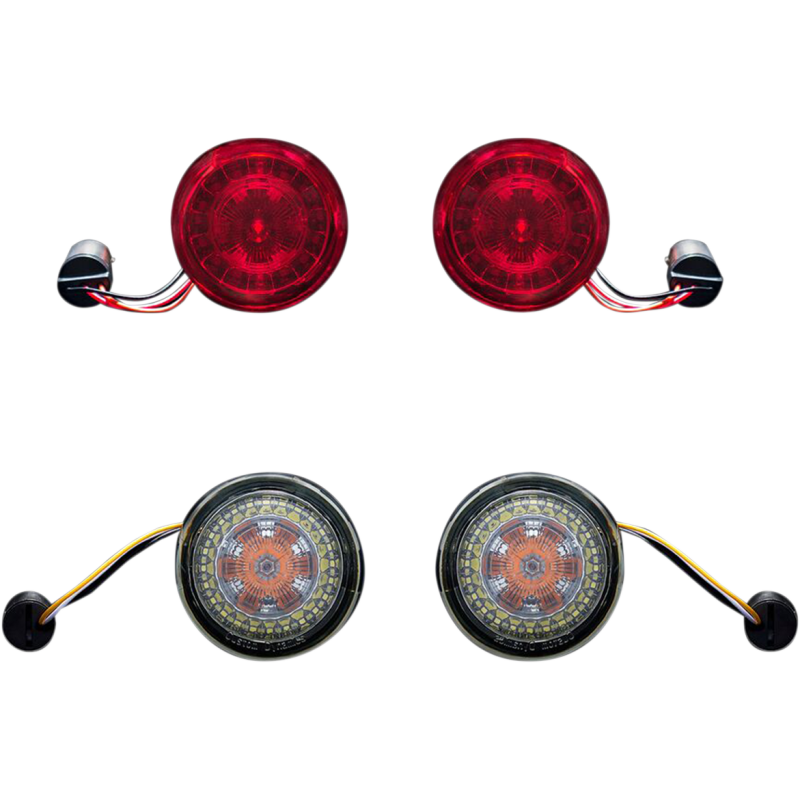 15-19 FLHT/11-17 FXS PROBEAM LED T/S KIT