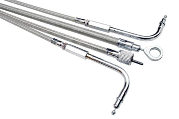 CHOKE CABLE CLEAR ARMOUR COATED