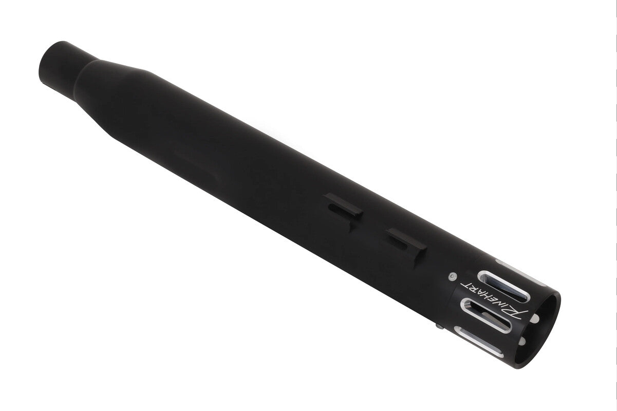 17-23 FLH 4" SO MUFFLERS CHR/CHR SLOT END CAPS*