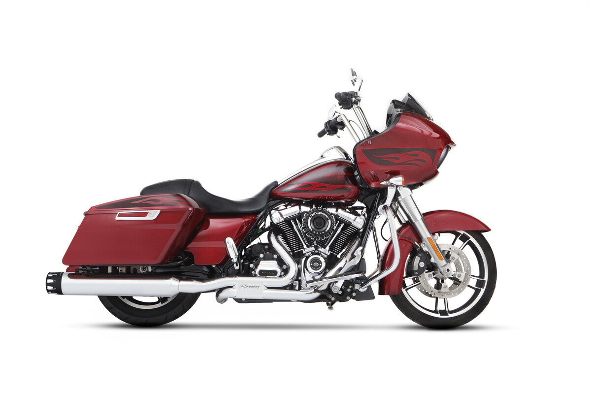 17-23 FLH 4 1/2" SO MUFFLERS CHR/BLK MERGE EC*