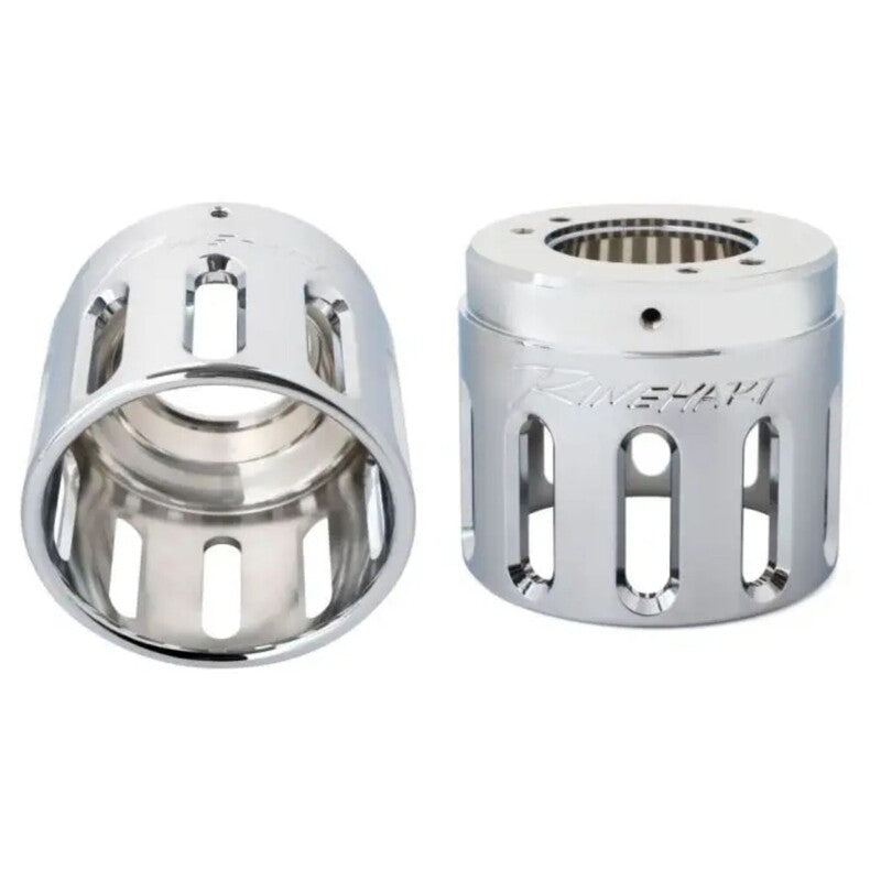 17-23 FLH 4 1/2" SO MUFFLERS CHR/CHR SLOT EC*