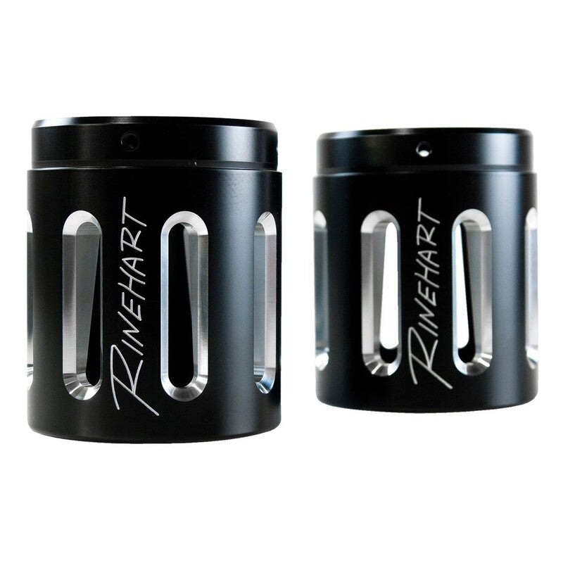MOTOPRO45 END CAP PAIR SLOT BLK