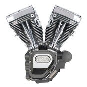 07-16 FLHT T124" ENGINE WO/ INDUC/IGN,LC CAM ST GRAY ,CHR