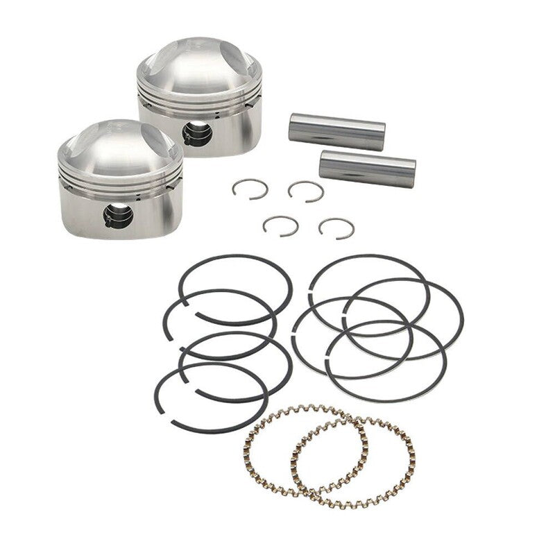 Piston,Set,3-7/16" x Up To 4-3/4" Stroke,+.080",HC,.791" WP,