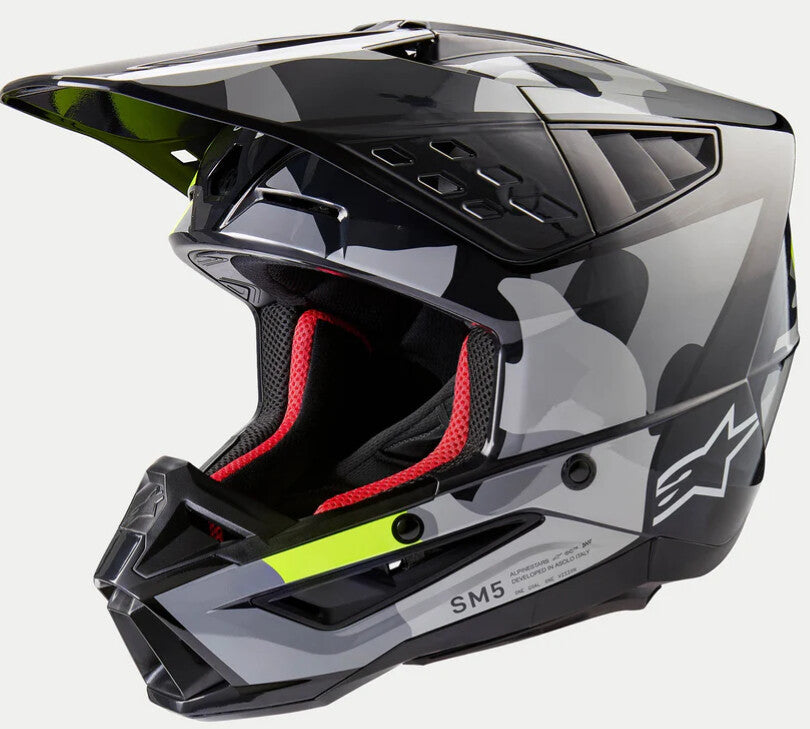 HELMET SM5 ROV2 GY/YLW S