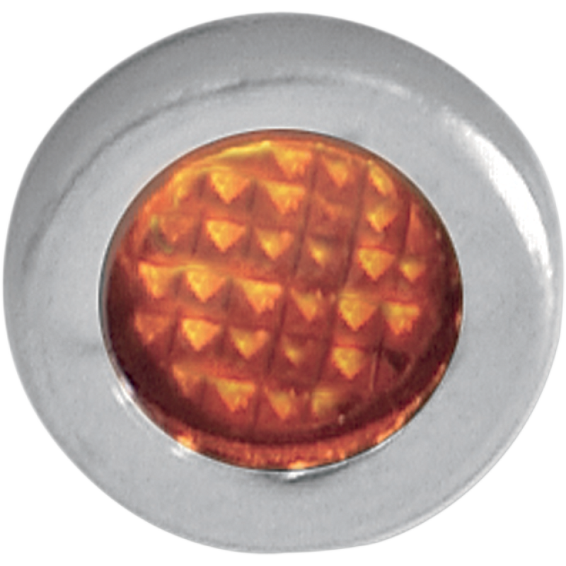 INDICATOR LIGHT W/ BEZEL AMBER (EA)