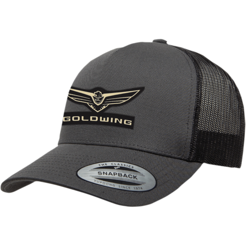 HAT CURVED GLDWNG BLK/GRY