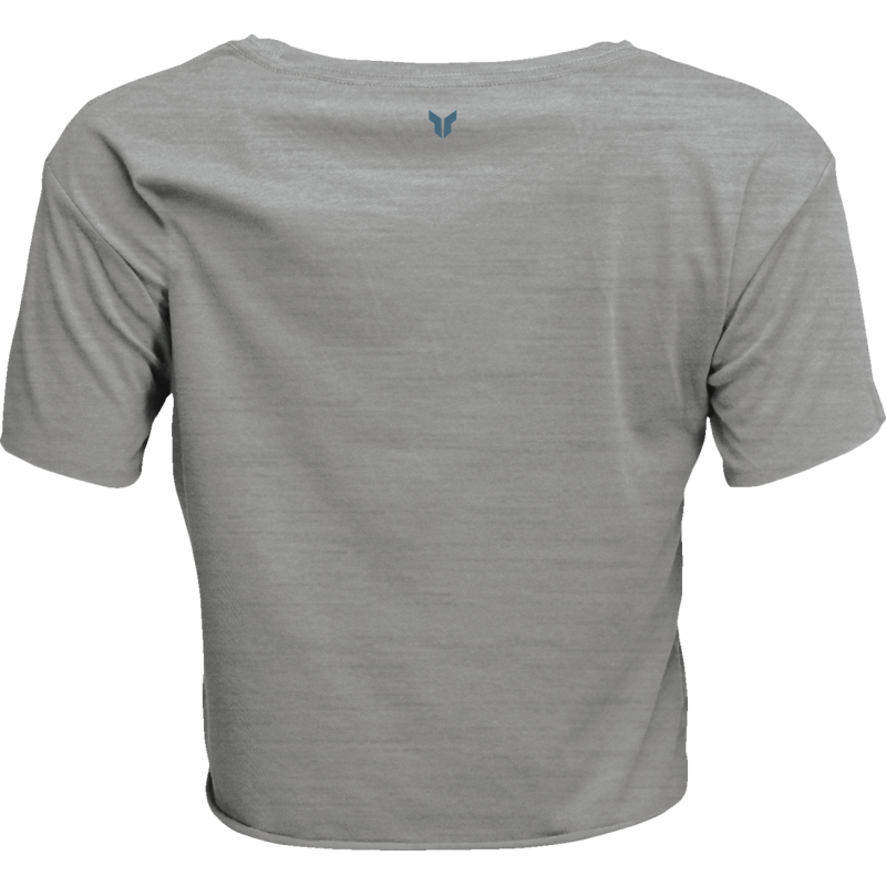 TEE WOMENS CORP GREY LG