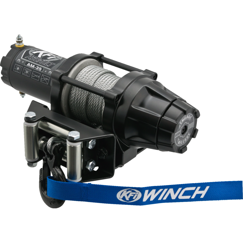 ASSAULT WINCH - 3500 LB - METAL CABLE