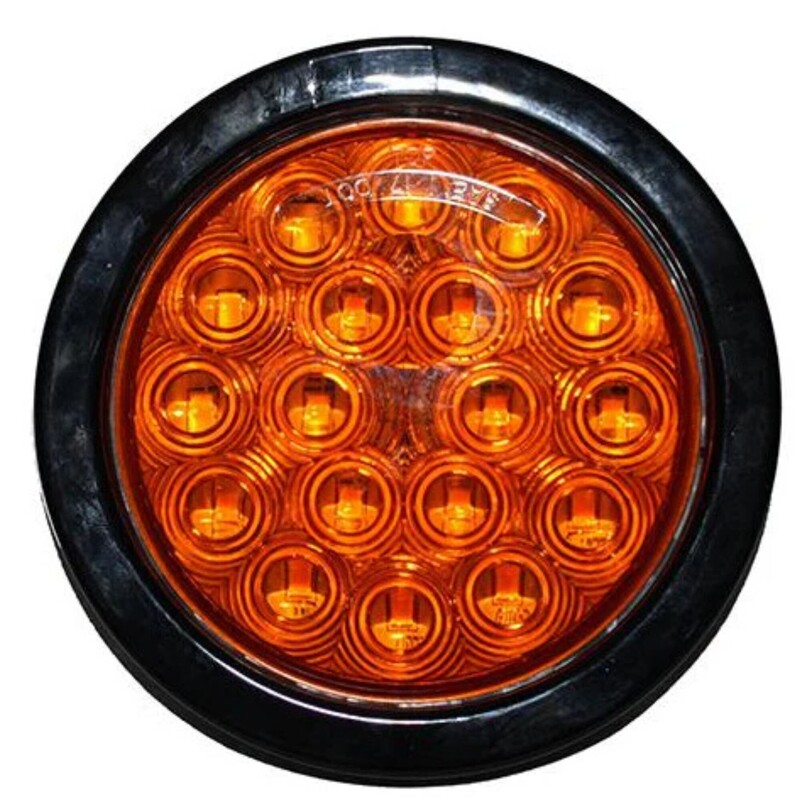 LED - DOT - 4" Marker Light - Amber