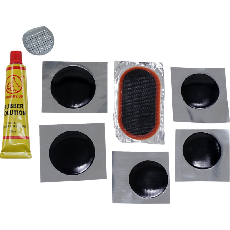 TIRE PATCHES  W/GLUE (6PK)
