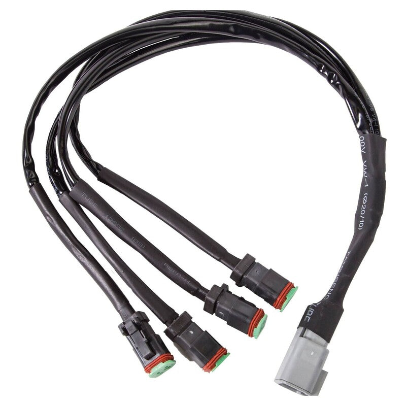 Single Female AMP to 4 Male DT Adapter With 45cm Wire