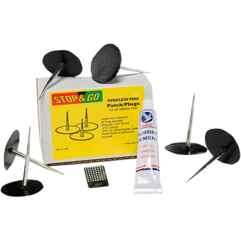 PATCH/PLUG REPAIR PLUGS W/GLUE (6PK)
