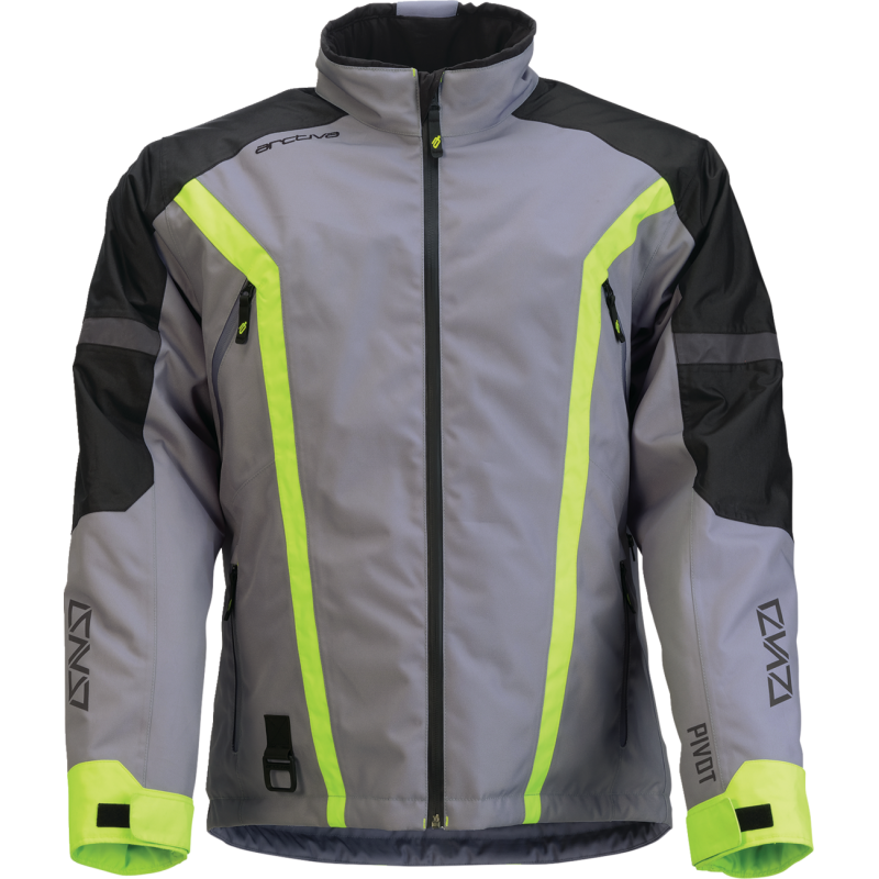 JACKET PIVOT 8 GREY/HI-VIZ XL