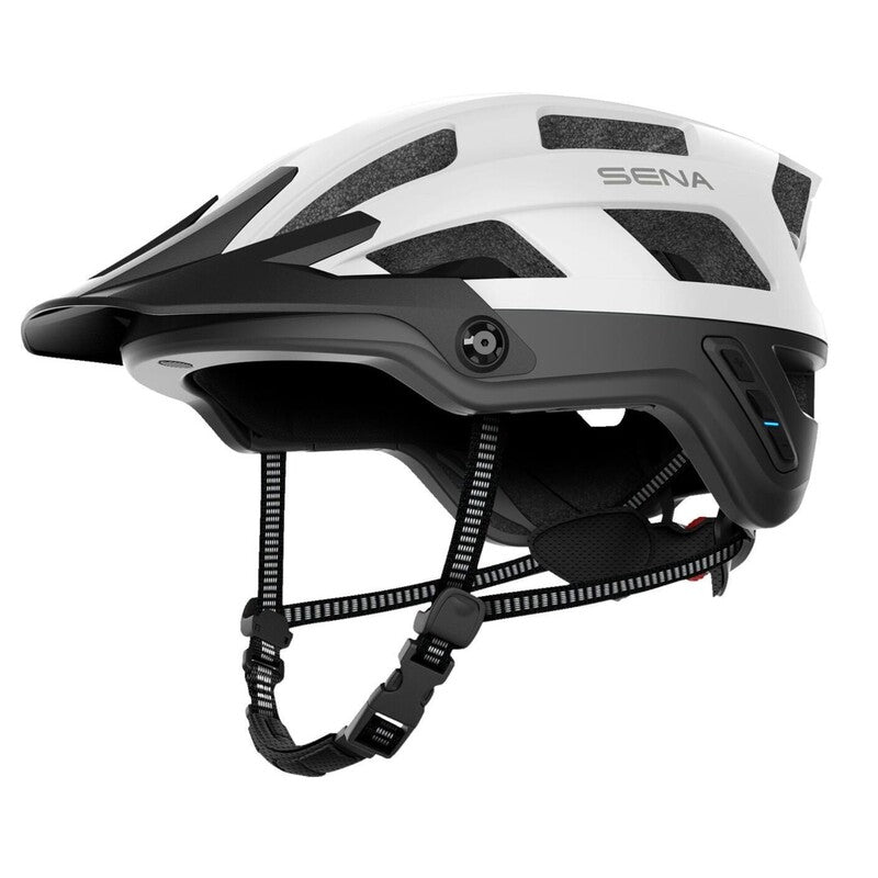 M1 EVO SENA  MTB HELMET MATT WHITE L SIZE