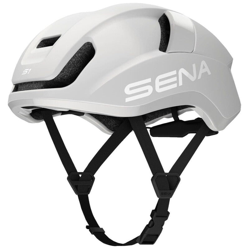S1 SMART CYCLING HELMET MATTE WHITE L SIZE