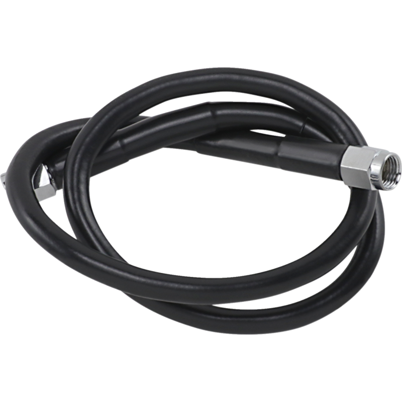 BLACK S/S BRAKE LINE 25"