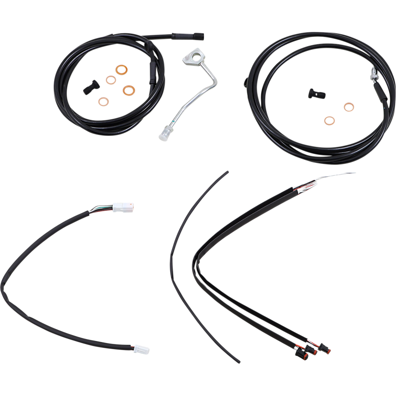 Control Kit - 18" Ape Hanger Handlebars - ABS