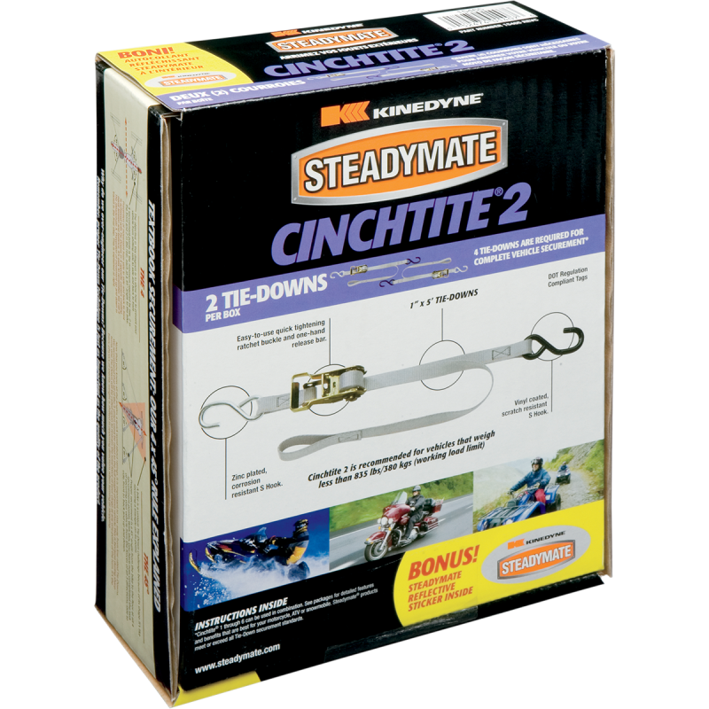STEADYMATE CINCHTITE 2 835 LBS 2 PACK