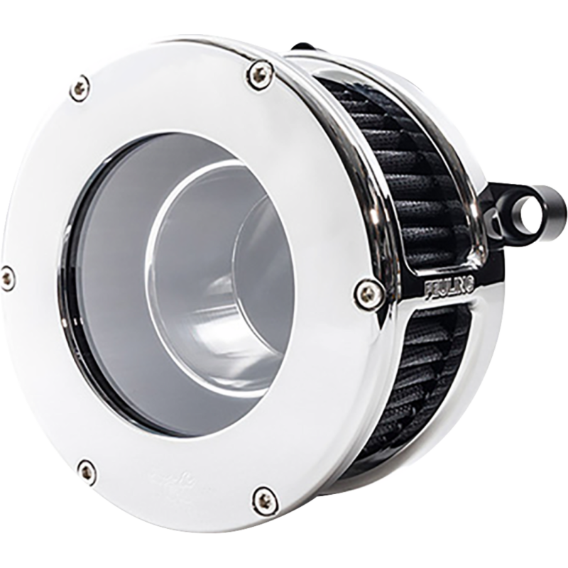 AIR CLEANER BA CLEAR COVER CHROME/BLACK M8 VVT