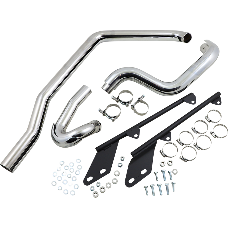 86-06 FLST/FXST POWER CURVE HEADERS CHR