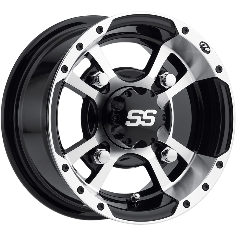 SS112 SPORT WHEEL 9X8 4/110 3+5 REAR MACH-BLACK