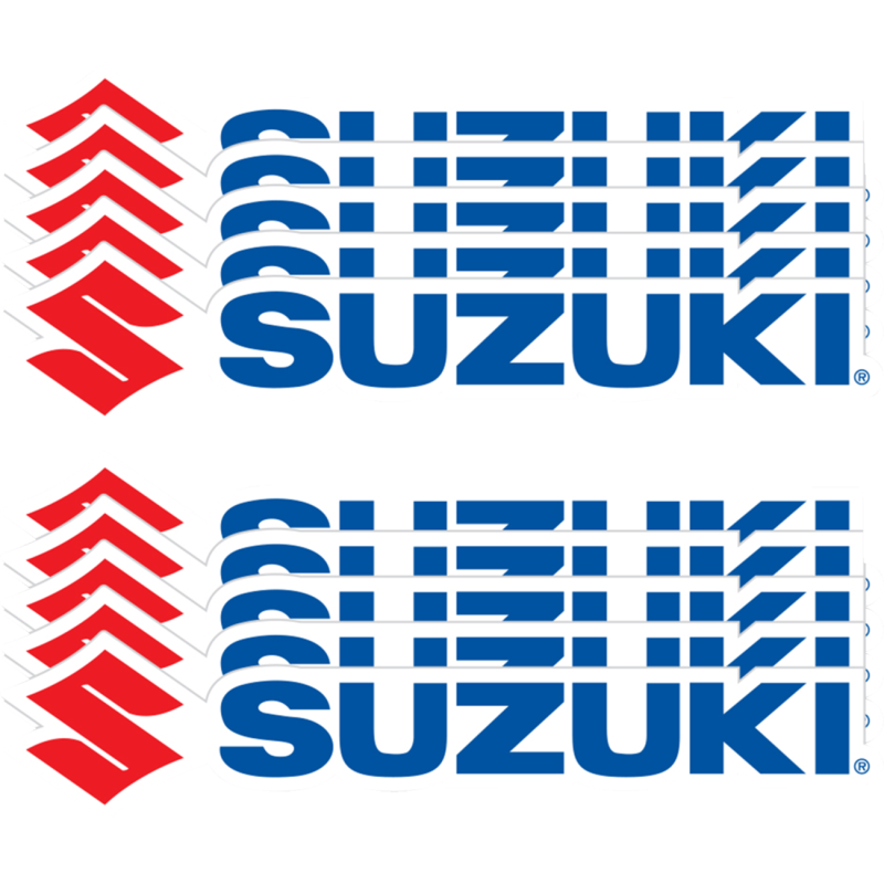 DCOR 6" SUZ DECAL 10PK
