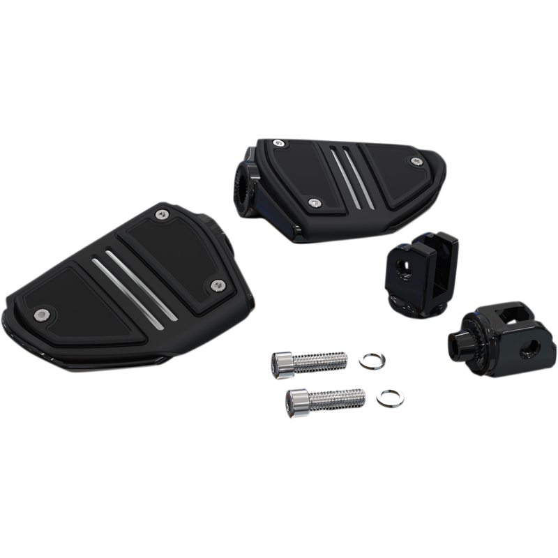 Twin Rail Footpeg - Black - Softail