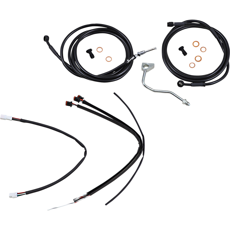 Control Kit - 14" Ape Hanger Handlebars - ABS