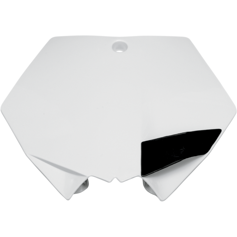 SX/SXF 07-08 FRONT # PLATE WHITE