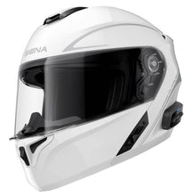OUTRUSH R BLUETOOTH HELMET FLIP-UP GLOSSY WHITE DOT