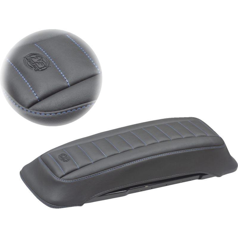 Saddlebag Covers Blk/Blue stitch FL Touring 93-13