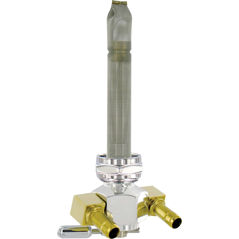 FUEL VALVE 22MM HEX 90 AL