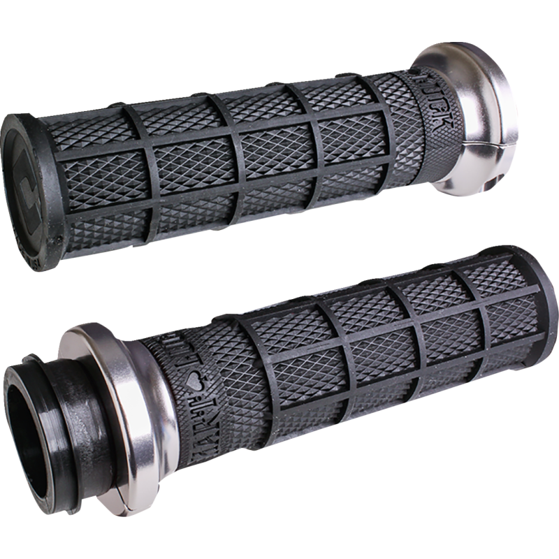 ODI V-TWIN LOCK ON HD CBL BLK/SLVR